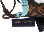 Louis Vuitton LV Friends Mask Cover Brown Multicolor Cotton Silk Shoulder Bag — view 4
