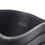 Dior Card Case CD Icon Holder Black Leather CD Lcon — view 4