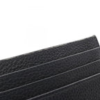 Dior Card Case CD Icon Holder Black Leather CD Lcon — view 5