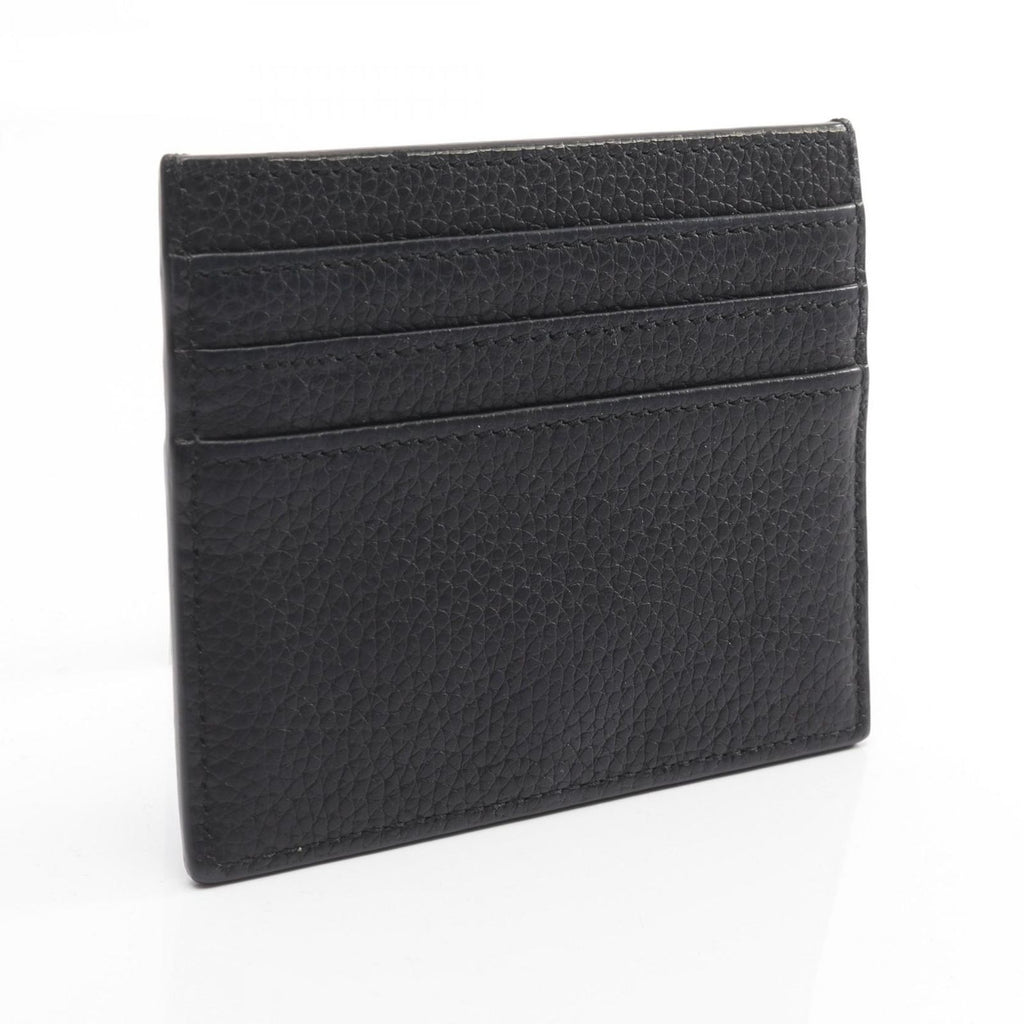 Dior Card Case CD Icon Holder Black Leather CD Lcon — view 2