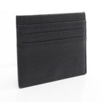 Dior Card Case CD Icon Holder Black Leather CD Lcon — view 2