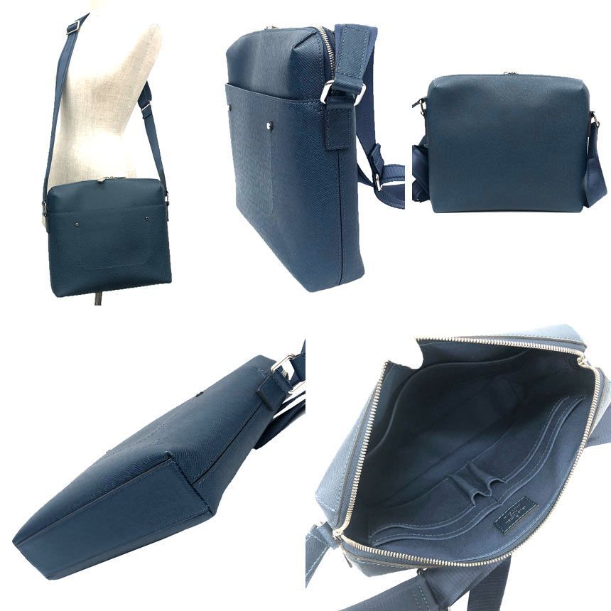 Louis Vuitton Taiga Grigori Messenger PM Shoulder Bag Ocean Navy — view 2