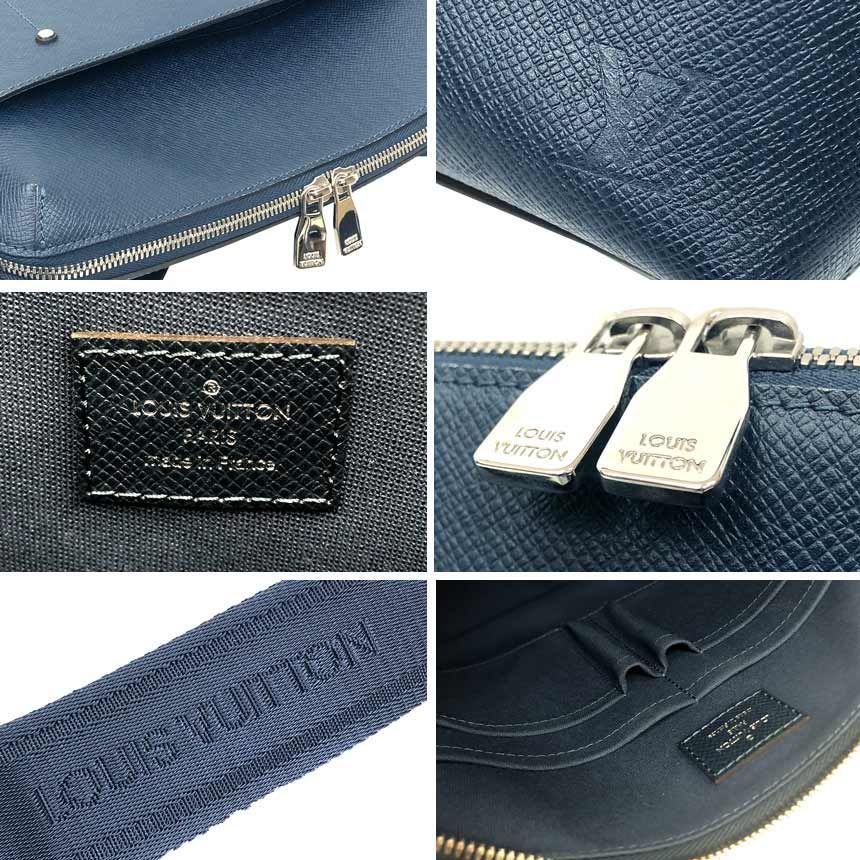 Louis Vuitton Taiga Grigori Messenger PM Shoulder Bag Ocean Navy — view 3