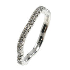 Chanel 18k White Gold Camellia Diamond Ring 48 — view 2