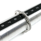 Chanel 18k White Gold Camellia Diamond Ring 48
