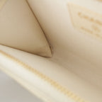 Chanel Caviar Leather Fragment Coin Card Case Compact Wallet White — view 9