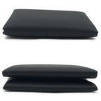 Hermes Calvi Duo Coin Case Card Black Silver Leather — view 4