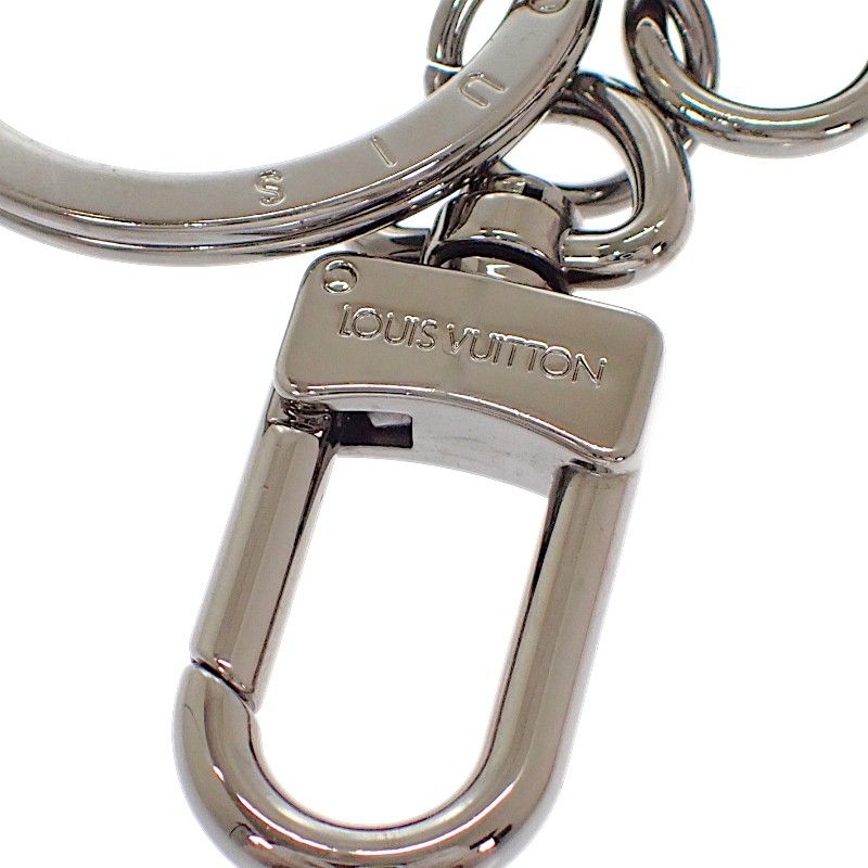 Louis Vuitton Porte Cles Whistle Key Holder Metal Black Monogram Eclipse Key — view 6