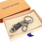 Louis Vuitton Porte Cles Whistle Key Holder Metal Black Monogram Eclipse Key — view 9