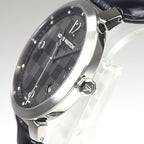 Louis Vuitton Watch Tambour Damier Black Dial Quartz Polished — view 4