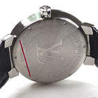 Louis Vuitton Watch Tambour Damier Black Dial Quartz Polished — view 3