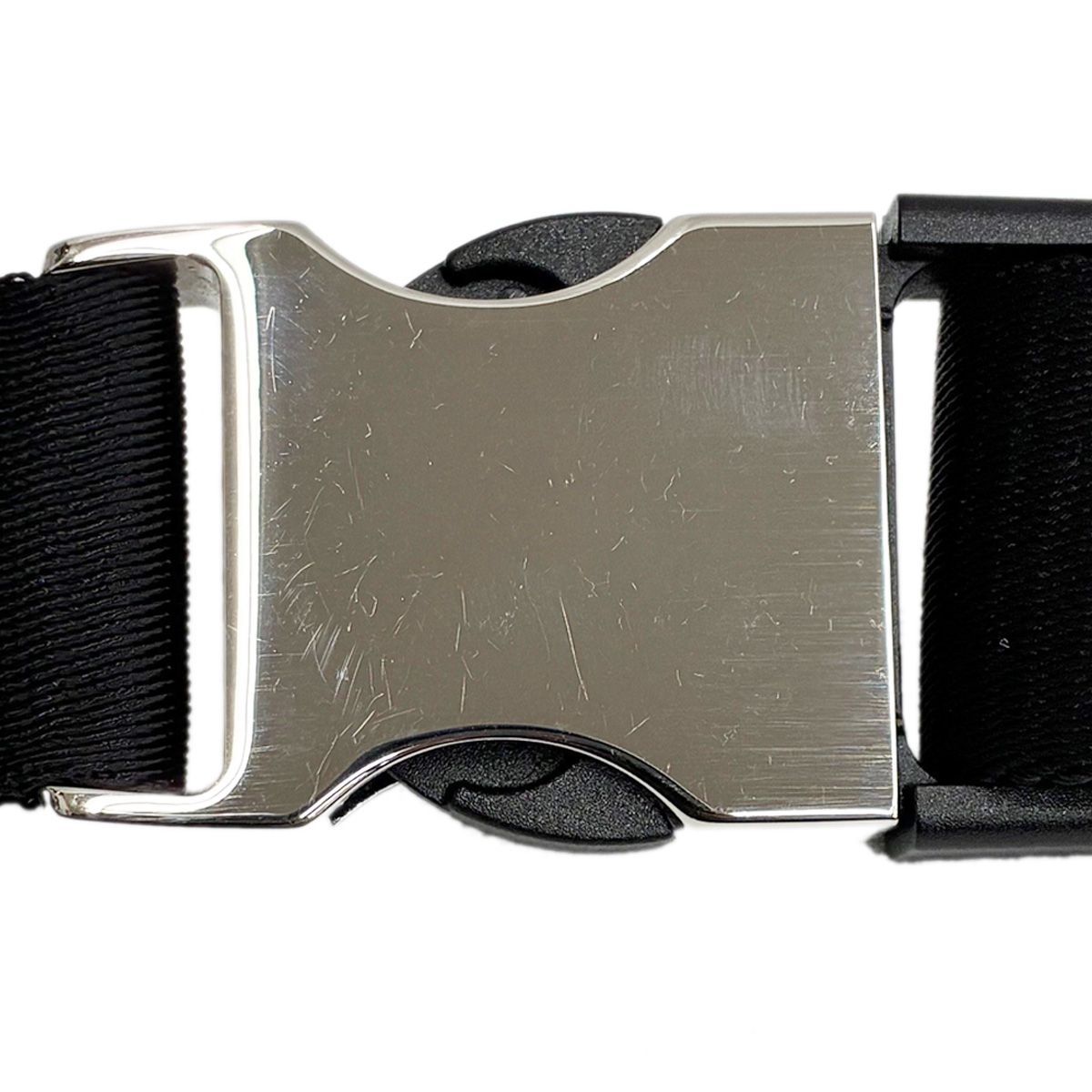 Prada Re-Nylon Sapphia Leather Belt Bag Black — view 5