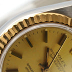 Rolex Datejust Number CH BA 18k Stainless Steel Watch — view 9