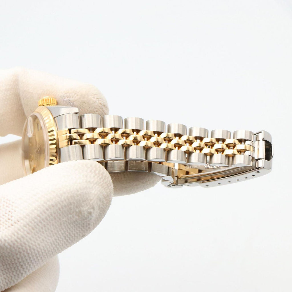 Rolex Datejust Number CH BA 18k Stainless Steel Watch — view 7