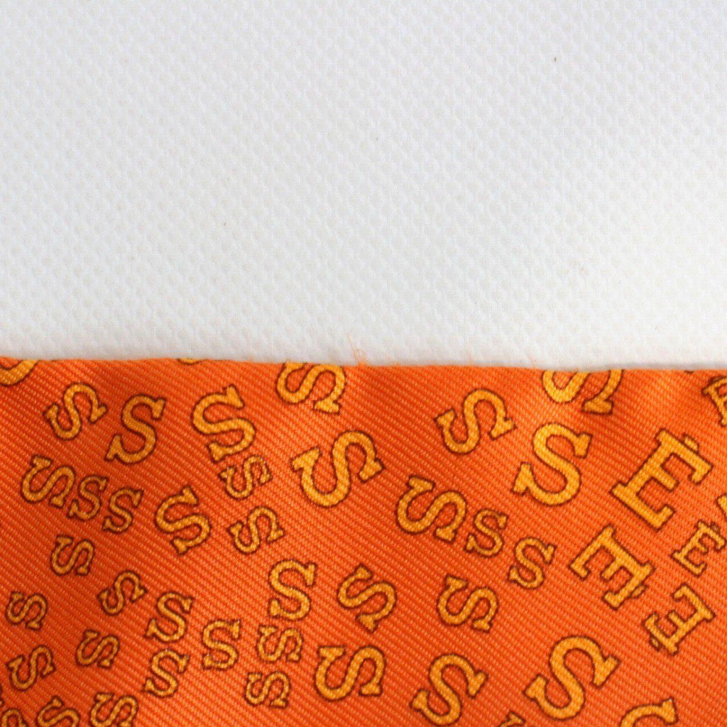 Hermes Twilly Alphabet Silk Orange — view 8