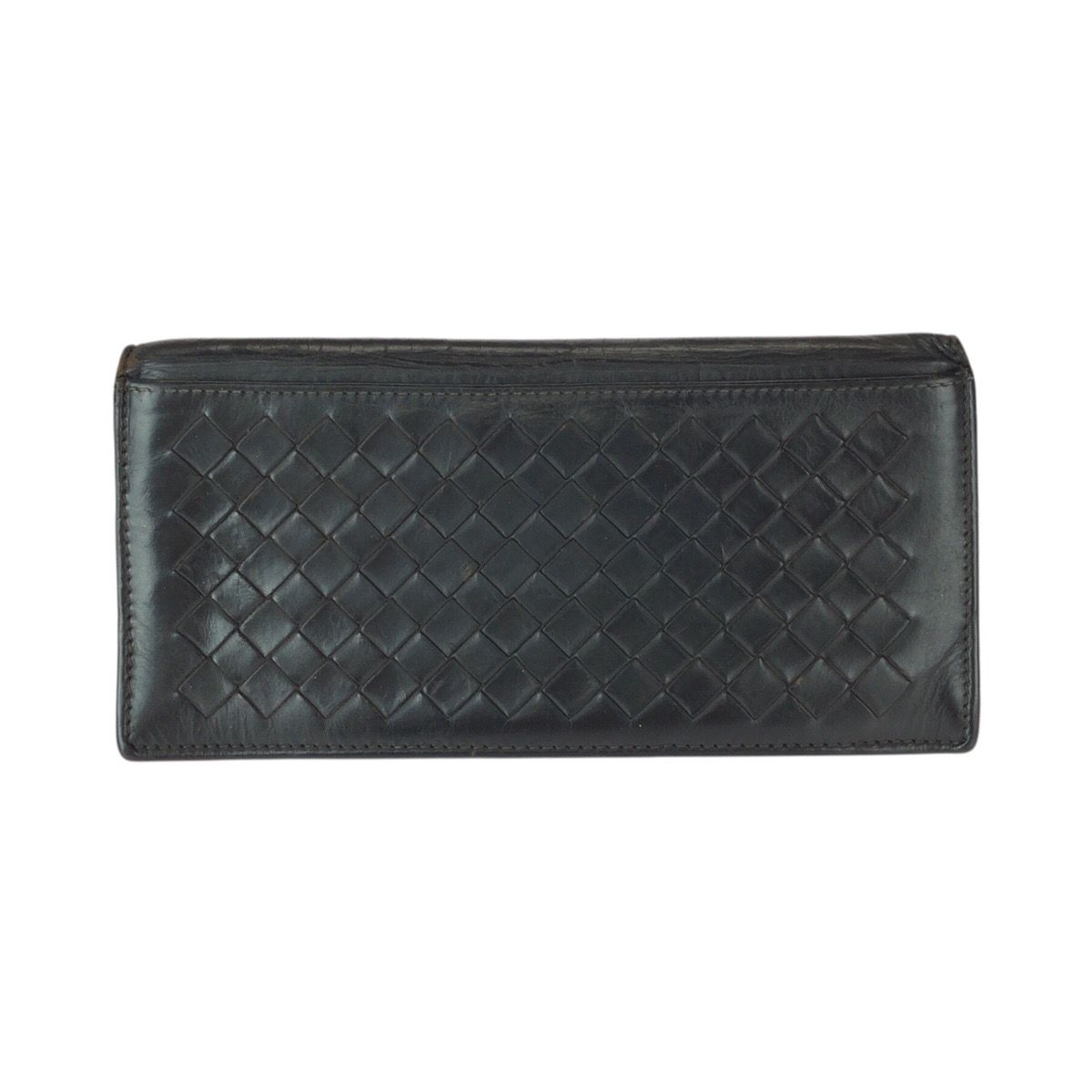 Bottega Veneta Intrecciato Brown Dark Leather Wallet — view 2