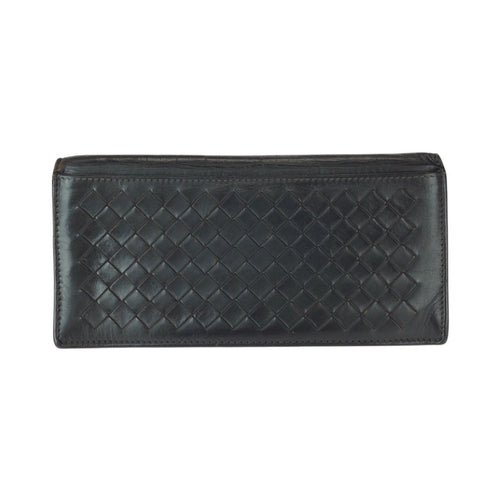 Bottega Veneta Intrecciato Brown Dark Leather Wallet — view 2