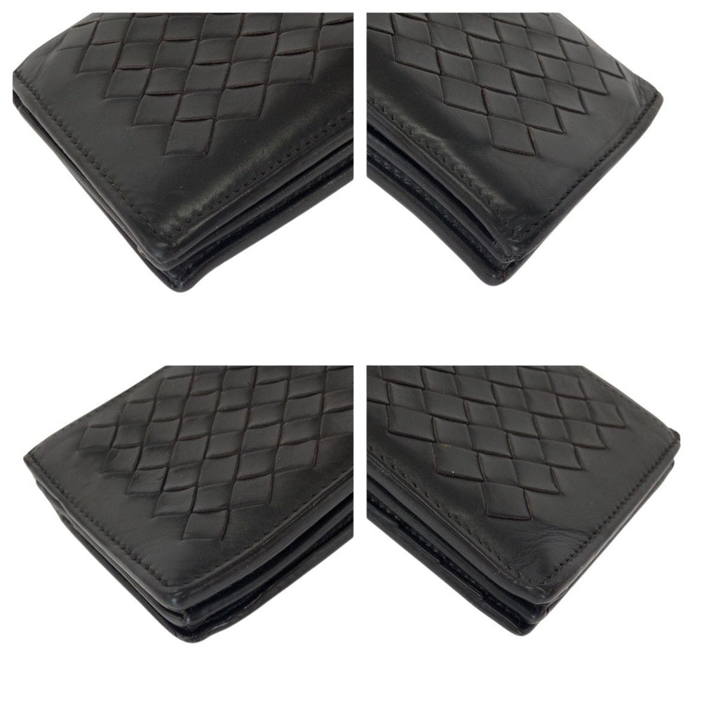 Bottega Veneta Intrecciato Brown Dark Leather Wallet — view 3