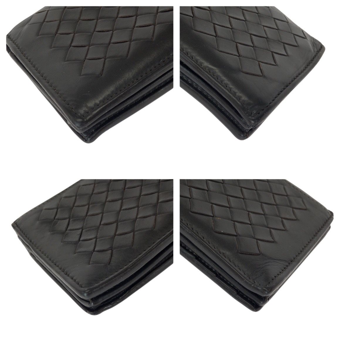Bottega Veneta Intrecciato Brown Dark Leather Wallet — view 3
