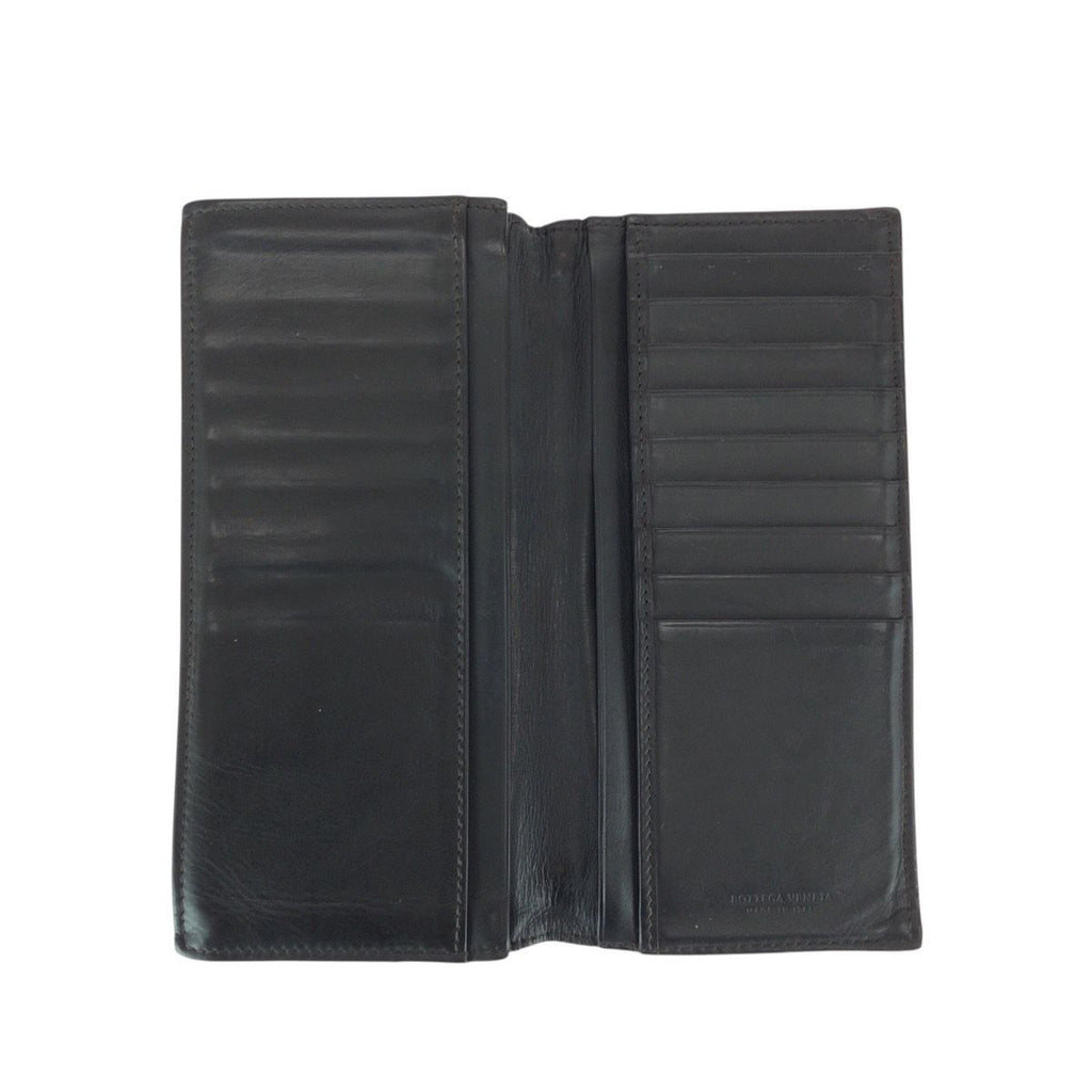Bottega Veneta Intrecciato Brown Dark Leather Wallet — view 8