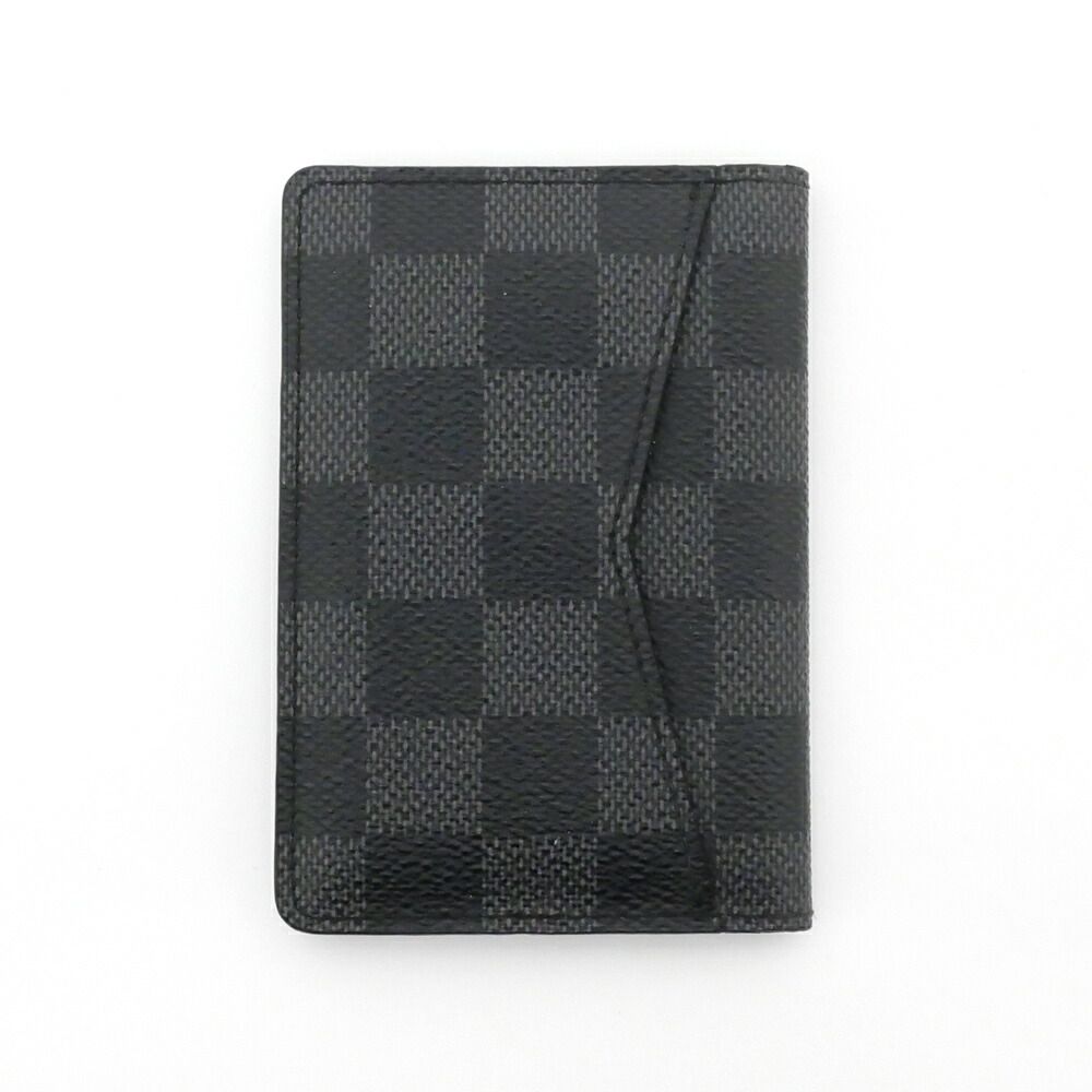 Louis Vuitton Card Case Organizer de Poche Damier Graphite Leather — view 2