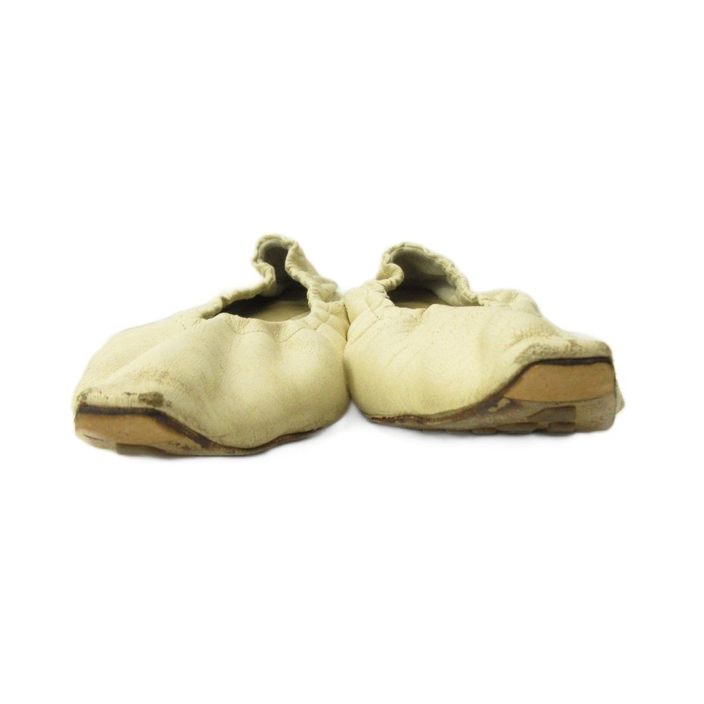 Bottega Veneta Ballet Shoes Flat Square Toe Leather 36.5 White — view 6