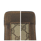 Gucci Vintage Beige Brown GG Plus Leather Clutch — view 5