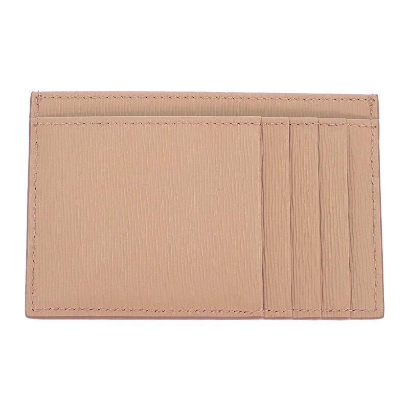 Prada Vitello Card Case Leather Cipria Gold — view 6