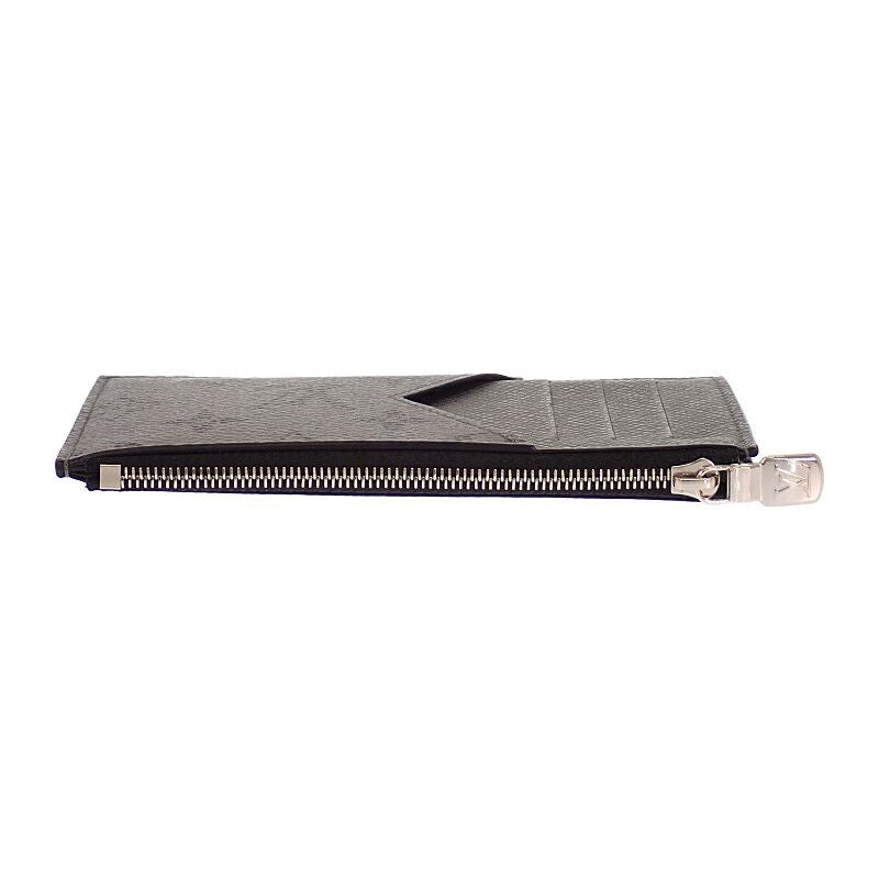 Louis Vuitton Coin Card Holder Case Purse Taigarama Gray Silver Cashless — view 5
