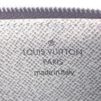 Louis Vuitton Coin Card Holder Case Purse Taigarama Gray Silver Cashless — view 9
