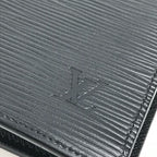 Louis Vuitton Wallet Portefeuille Brother Epi Leather Noir Black — view 7