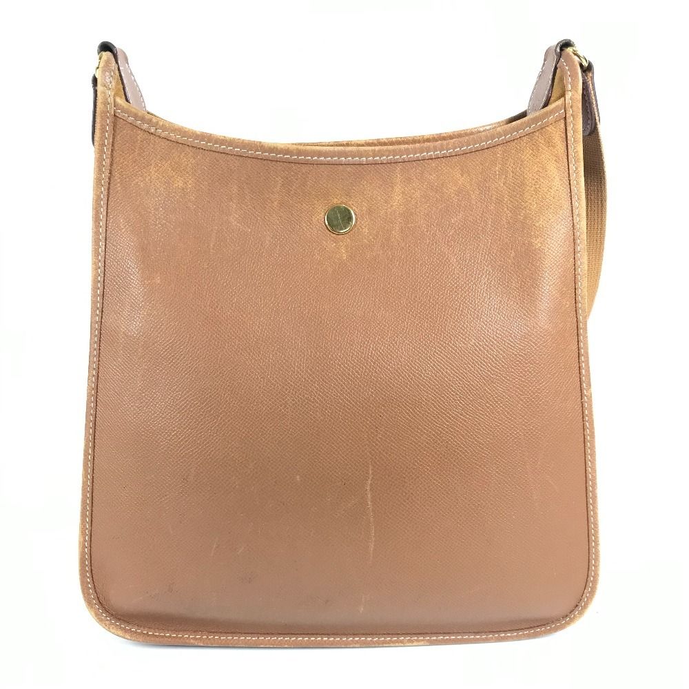 Hermes Shoulder Bag Vespa PM Leather Brown — view 2