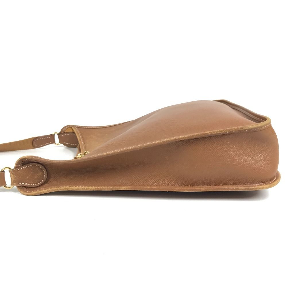 Hermes Shoulder Bag Vespa PM Leather Brown — view 4