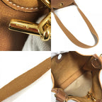 Hermes Shoulder Bag Vespa PM Leather Brown — view 8