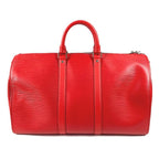 Louis Vuitton Boston Bag Keepall Bandouliere 45 Epi Leather Red — view 2