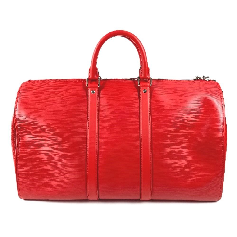 Louis Vuitton Boston Bag Keepall Bandouliere 45 Epi Leather Red — view 2
