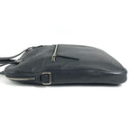Hermes Shoulder Bag Logo Leather Black — view 4