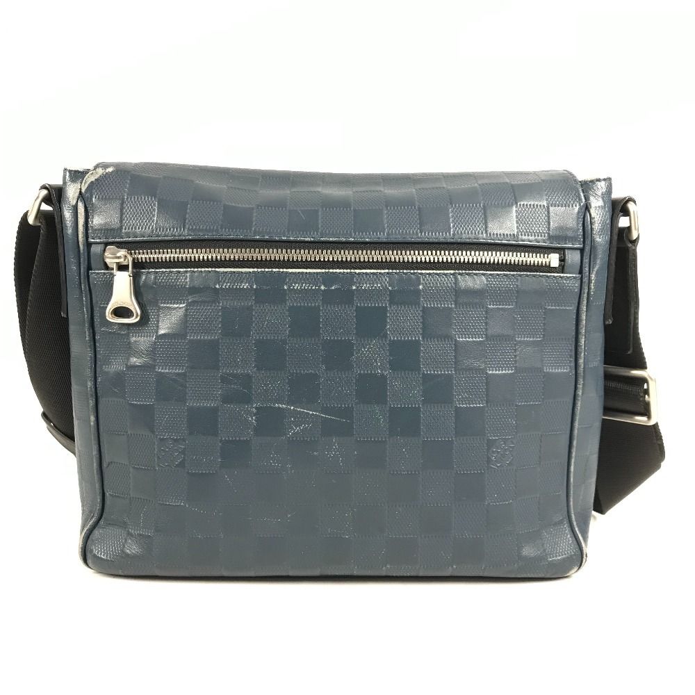 Louis Vuitton Shoulder Bag District PM Damier Infini Leather Orion Blue — view 2