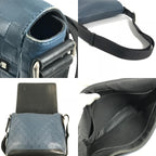 Louis Vuitton Shoulder Bag District PM Damier Infini Leather Orion Blue — view 8