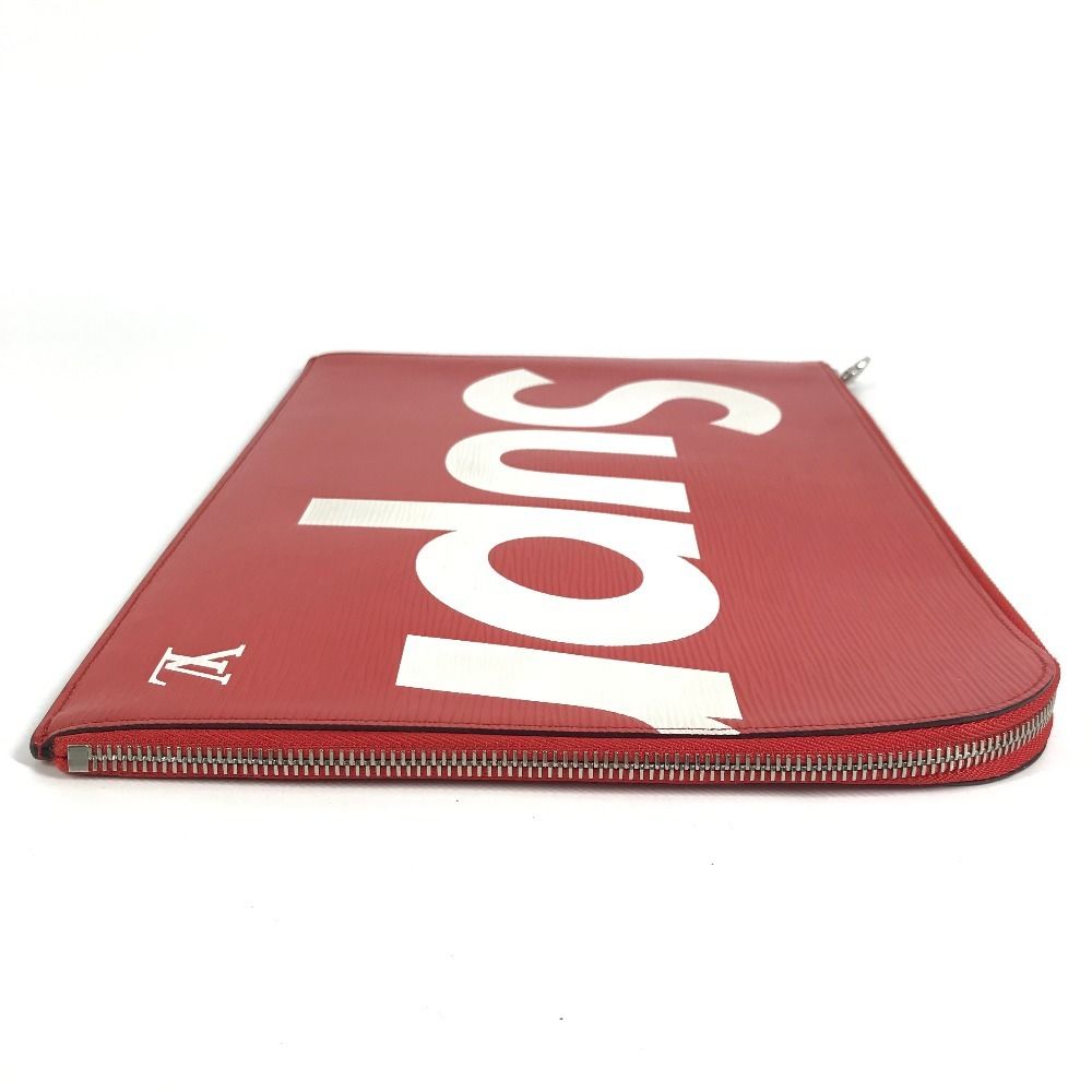 Louis Vuitton Clutch Pochette Jour GM Epi Leather Red — view 4