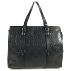 Gucci Shoulder Bag Logo Leather Black — view 2