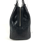 Gucci Shoulder Bag Logo Leather Black — view 4