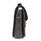 Louis Vuitton Shoulder Bag Pochette Metis MM Monogram Canvas Brown — view 4
