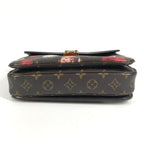 Louis Vuitton Shoulder Bag Pochette Metis MM Monogram Canvas Brown — view 6