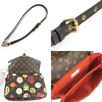 Louis Vuitton Shoulder Bag Pochette Metis MM Monogram Canvas Brown — view 8