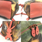 Louis Vuitton Sac Palm Springs Backpack Leather Khaki — view 7