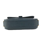 Hermes Shoulder Bag Logo Noumea Leather Navy — view 5