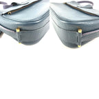 Hermes Shoulder Bag Logo Noumea Leather Navy — view 9