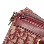 Dior Trotter Mini Boston Bag Red Canvas Leather — view 9