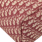 Dior Trotter Mini Boston Bag Red Canvas Leather — view 5